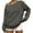 Dark Gray #004, variant on Mohiass Womens Off the Shoulder Sweatshirt Oversized Long Sleeve Tops Trendy Cute Loose Plain Fall Hoodie with Pocket Dark Green M