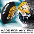 thumbnail image 2 of Franklin Sports NFL Jacksonville Jaguars Football - Kids Foam Football - Soft Football - Mini Size - Perfect for Gameday - 8.5" 3D logos!, 2 of 7