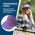 thumbnail image 5 of TrailHeads Ponytail Hat - Fleece Beanie for Women - Warm Winter Hat with Visor - Running, Hiking - Purple, 5 of 7