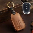 thumbnail image 1 of Car Key Fob Cover Case Protector For Toyota Yaris Vios Car Key Case Fob Cover Genuine Leather, 1 of 24