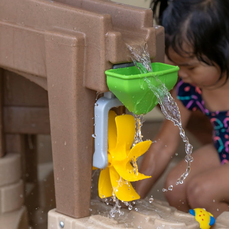 Step2 Outdoor Kids Play Station: Pump & Splash Discovery Pond