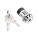 thumbnail image 5 of Interruptor de Botón de Llave de 19mm 2 Posiciones con 2 Llaves 2NC-2NO S2803, 1pcs, 5 of 5