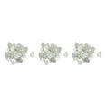 thumbnail image 2 of maskred 50 Pcs Plateau Rond Vierge Pendentif Collier Base DIY Cabochon Argent Blanc 43x22mm 3Set, 2 of 6