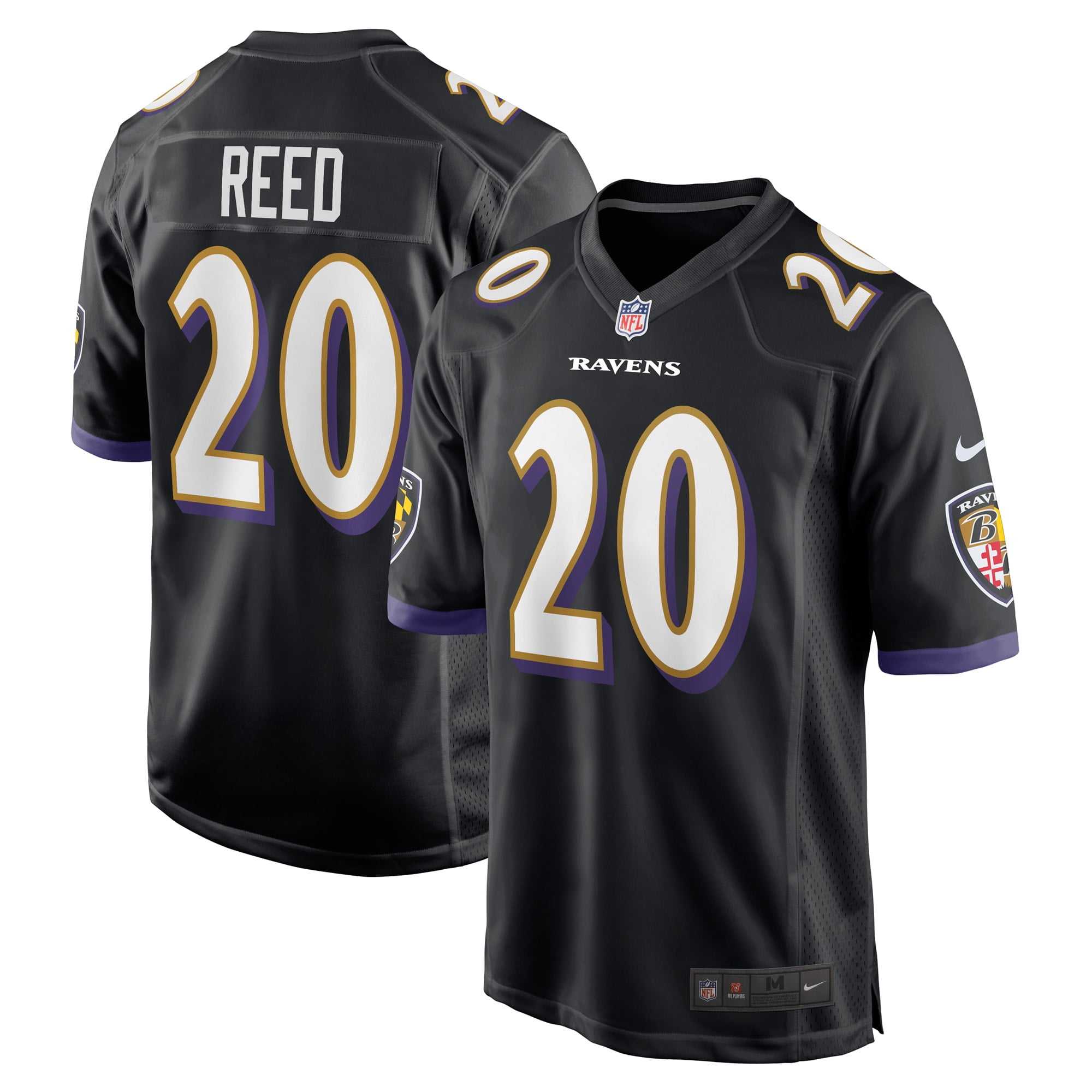 Ed Reed Baltimore Ravens Nike Retired Player Jersey - Black - Walmart.com