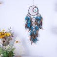thumbnail image 3 of Dream Catcher Decoración de pared para dormitorio Moon Dream Catcher Azul turquesa Decoración de acción de gracias Namotu ZSQ082, 3 of 7