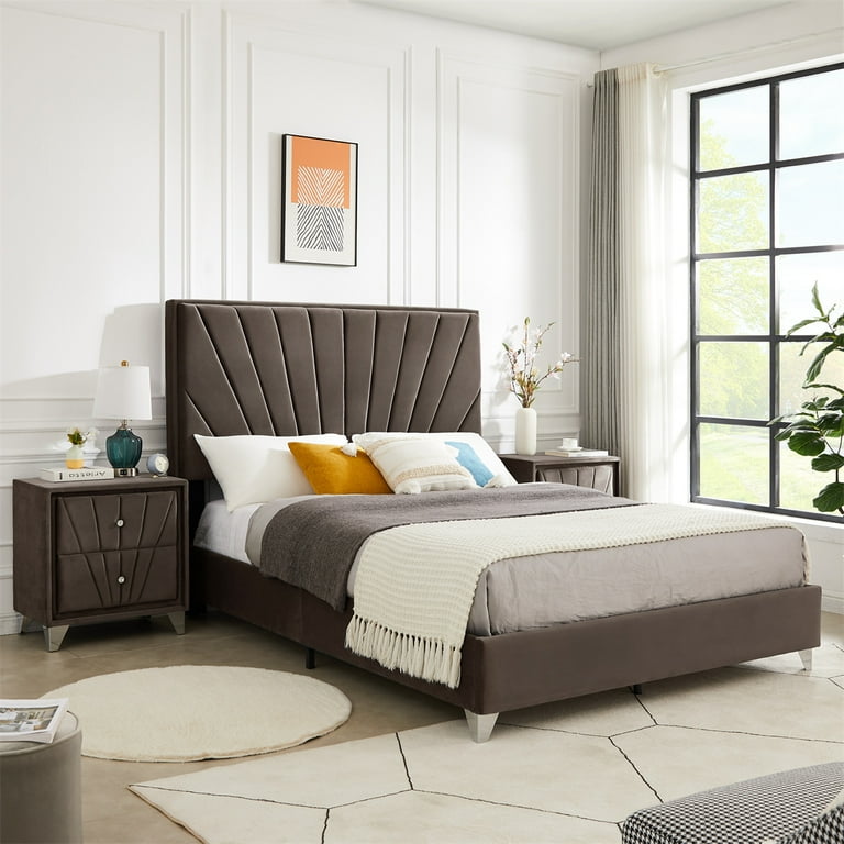 Bedroom set with mattress sales and box spring