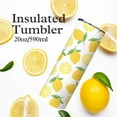 thumbnail image 4 of Lemon Tumbler with Lid and Straw, yellow Lemon Water Bottle Cups Coffee Mug Cute Coffee Tumbler for Women, Lemon Kitchen Decorations Lemon Gifts, 4 of 6