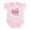 Petal Pink, variant on CafePress - My Nana Loves Me Infant Creeper - Baby Light Bodysuit, Size Newborn - 24 Months