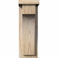 thumbnail image 2 of 5 1/2"W x 8"D x 16"H Huntington Smooth Corbel w/Backplate, Douglas Fir, 2 of 9