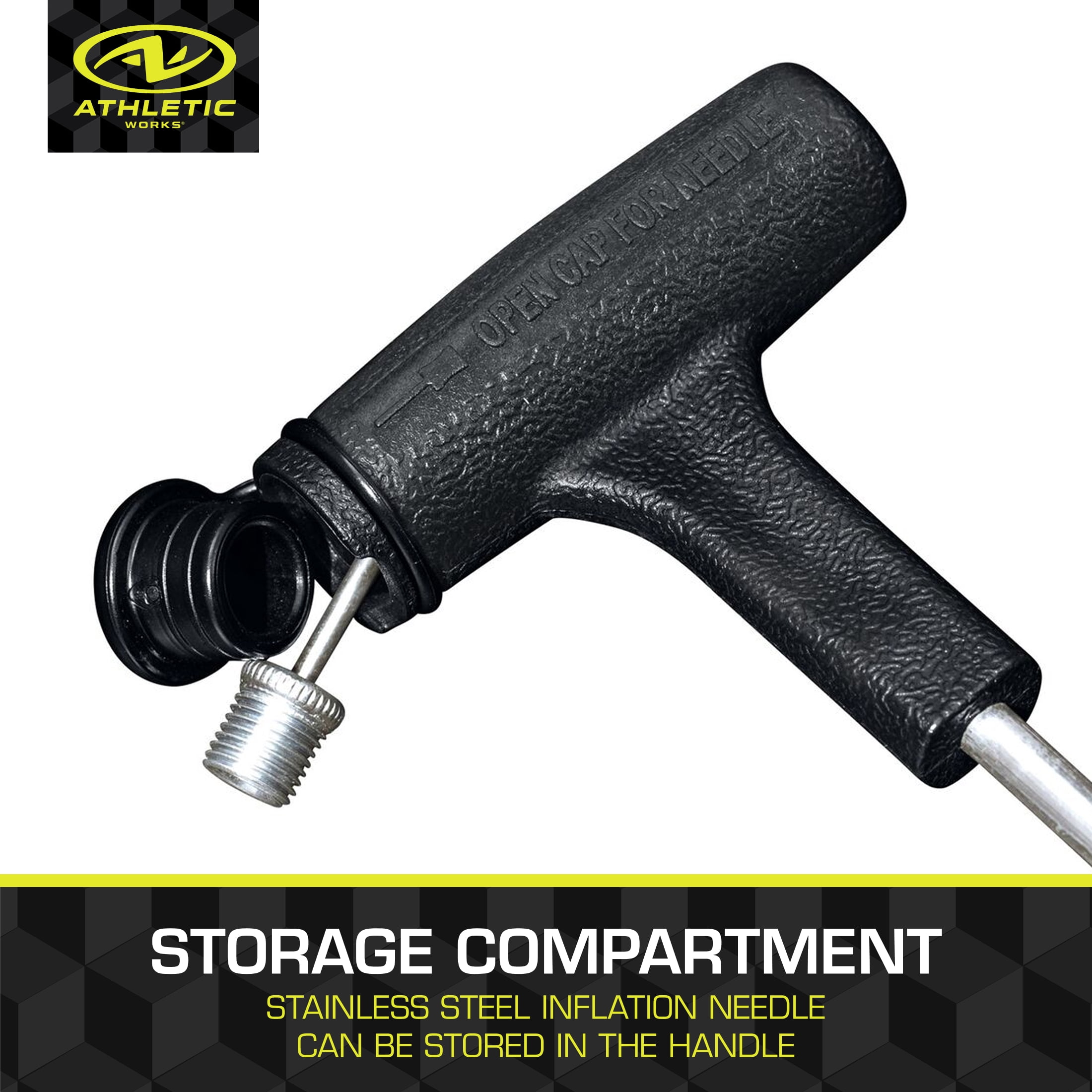 Athletic Works 8 in. Manual Air Pump