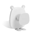 thumbnail image 1 of Tenedor de cepillo de dientes eléctrico Montado en la pared Saving Lindo Dibujos animados autoadhesivo Rack Punch Organizador libre Soporte Hogar Gris Blanco Inevent HA028341-03B, 1 of 7