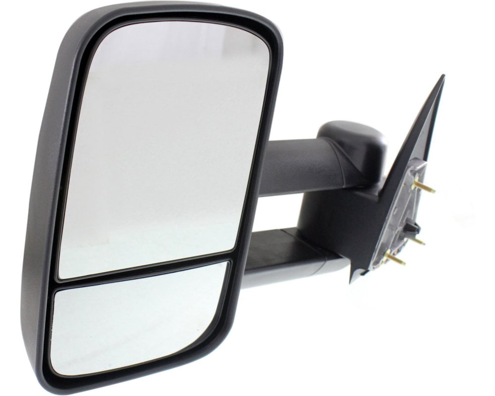 Towing Mirror Compatible With 2000, 2002-2006 Cadillac Escalade 2007 Chevrolet Silverado 1500 Classic Left Driver Side Textured Black Kool-Vue