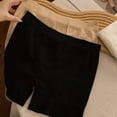 thumbnail image 5 of Lovskoo Under Dress Shorts for Women Solid Color Trendy Slip Shorts Comfortable High Waist Lace Trim Shorts Black, 5 of 6