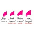 thumbnail image 3 of Pretty Claws Flamingo Pink Nail Caps for Cats - Medium Size - 60 Pack ~ Stylish, 3 of 4