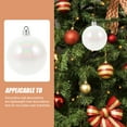 thumbnail image 3 of PAMINGONO 12pcs Plastic Globes White Bulbs Hanging Decor Wedding Christmas Ornaments for Tree, Party, Ceiling, Table Centerpiece, 3 of 8