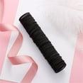 thumbnail image 4 of Coil Hair Ties for Thick Hair Small Hair Elastics 2mm Things under 5 Cotton Hair Ties Hair Bun Holder Hair Bonnets for Thin Hair Ties Nylon Hair Elastics Hair Dies for Women Light Natural Hair, 4 of 7