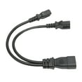 thumbnail image 4 of Divisor de cable de AlimentAción, Retardante de Llama IEC320 C14 Un cable doble C15 12.6in aislado para impresora para el monitor lcd, 4 of 7