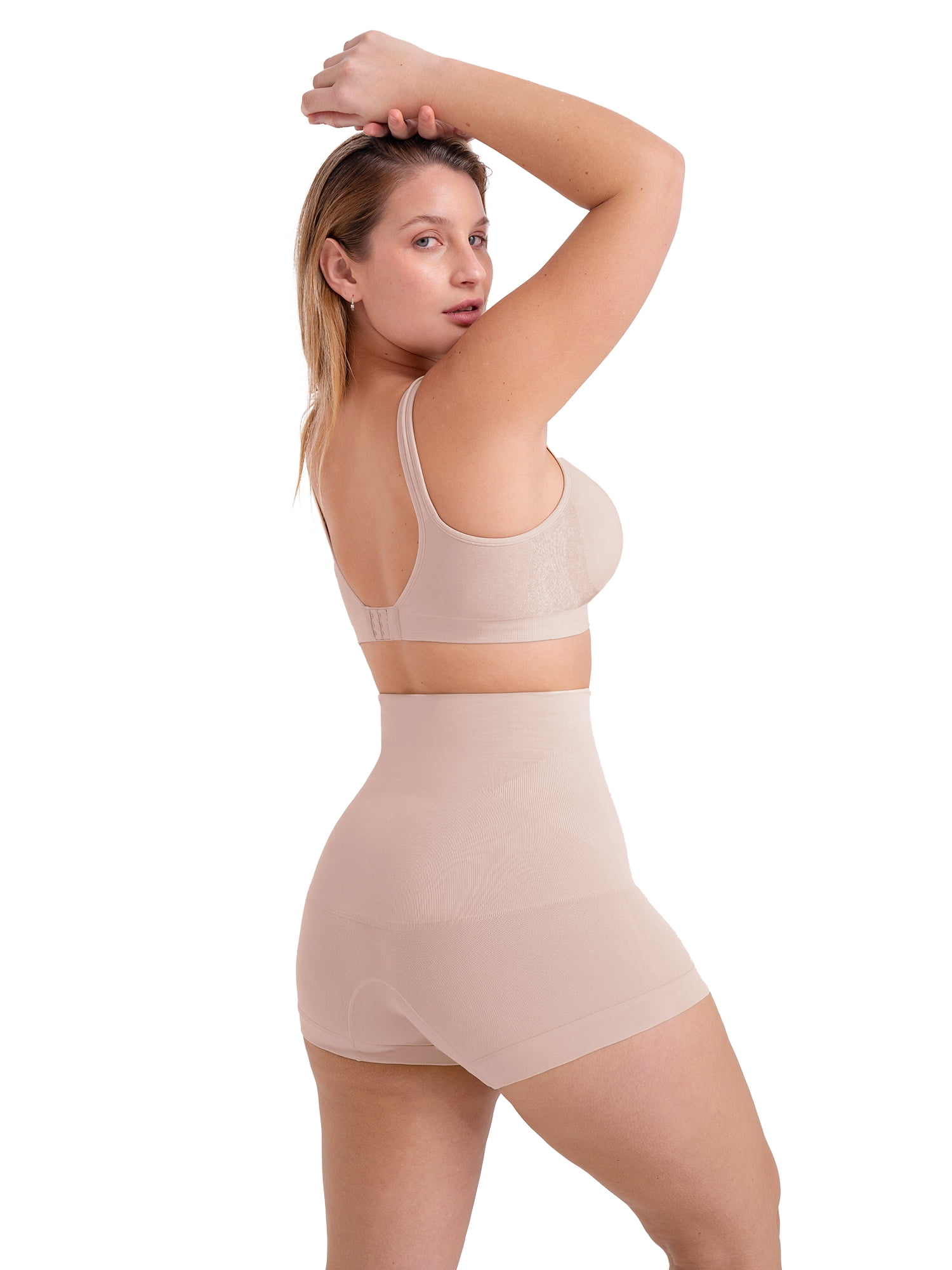Shapermint High Waist Shaping Boyshorts for Women, Seamless Fit & Comfortable Support, Sizes S–4XL