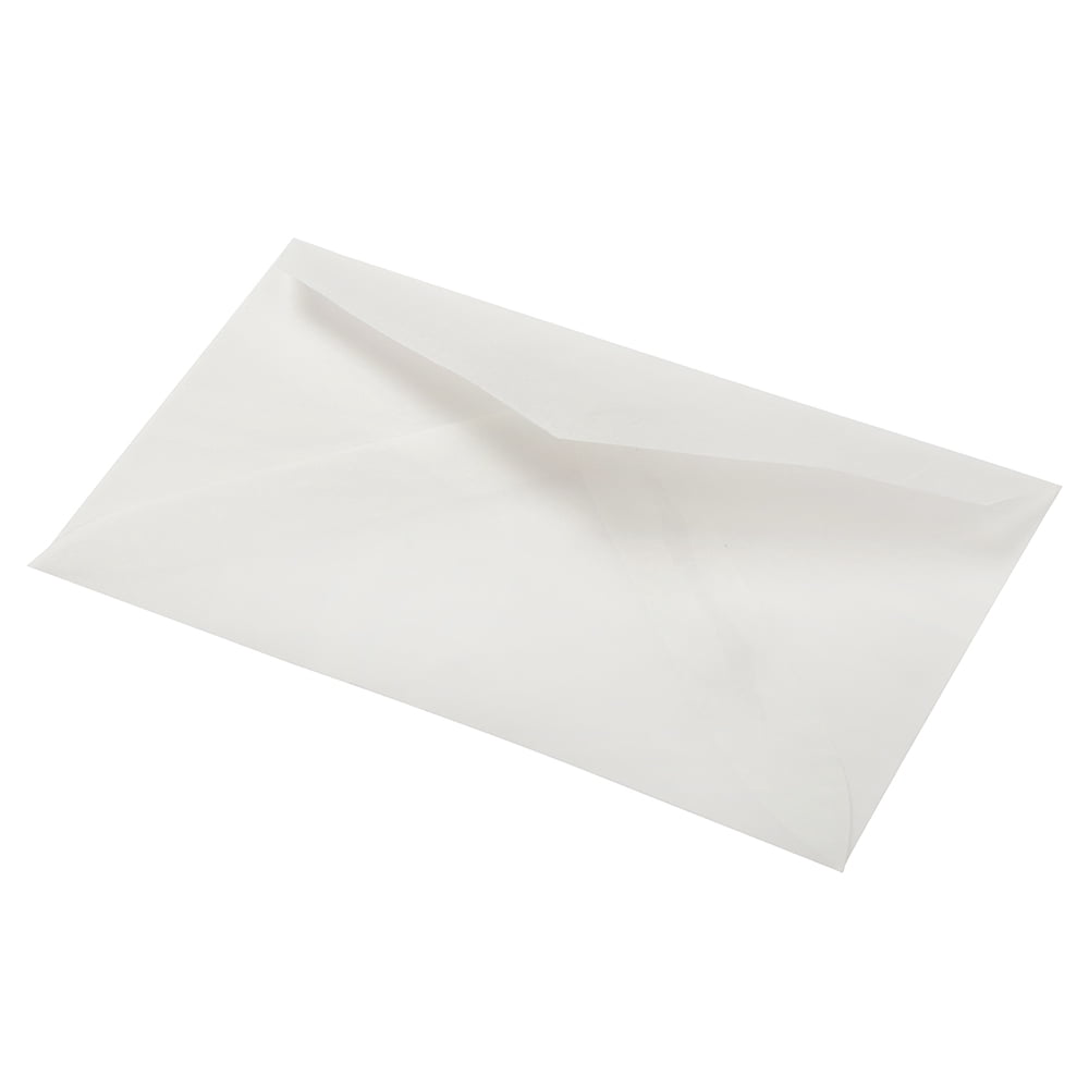 JAM Paper 2Pay Translucent Envelopes, 2.5x4.3, 1000/Carton, Clear