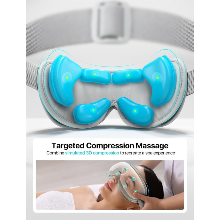 ALLJOY Eye Massager with Heat, Compression & Bluetooth photo 8