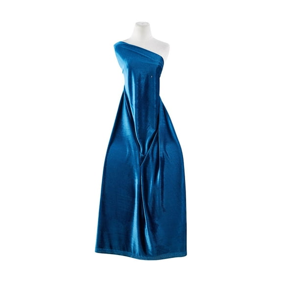 Zelouf Multi Hg Glitter Velvet , Sewing, DIY, Crafts Fabric by the Yard, Napa Teal, 3 Yard