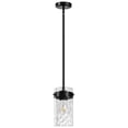 thumbnail image 6 of Deyidn 5-inch Black Modern Pendant Light with Glass Shade, Height Adjustable Hanging Fixture for Kitchen Island, Dining Table, Entryway, Foyer, 6 of 11