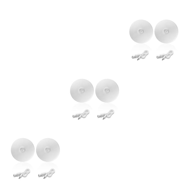 Moyic Paquete de 2 luces nocturnas con sensor de movimiento de inducción corporal, USB, dormitorio, armario, lámparas LED, protección No.02 3piezas