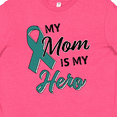thumbnail image 4 of Inktastic My Mom is my Hero- Ovarian Cancer Awareness Youth T-Shirt, 4 of 5