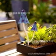 thumbnail image 7 of Lawn & Garden Decorative Stake, Garden Decorations Outdoor, Blue Mushroom Decor, Metal Yard Art, Fairy Garden Decor, 12X6 Inch Dual-Headed Painted Iron Mushroom Plug Stake, Blue, 7 of 7
