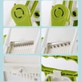 thumbnail image 4 of Food Slicer, Kitchen Multi Vegetables Chopper, Potato Slicer for Kitchen Food Chopper Fast Meal Prep (Green ), 4 of 5
