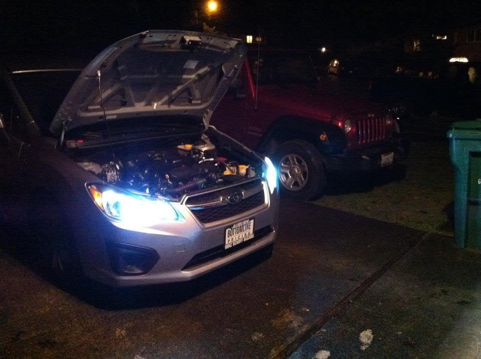 2016 subaru impreza headlight bulb
