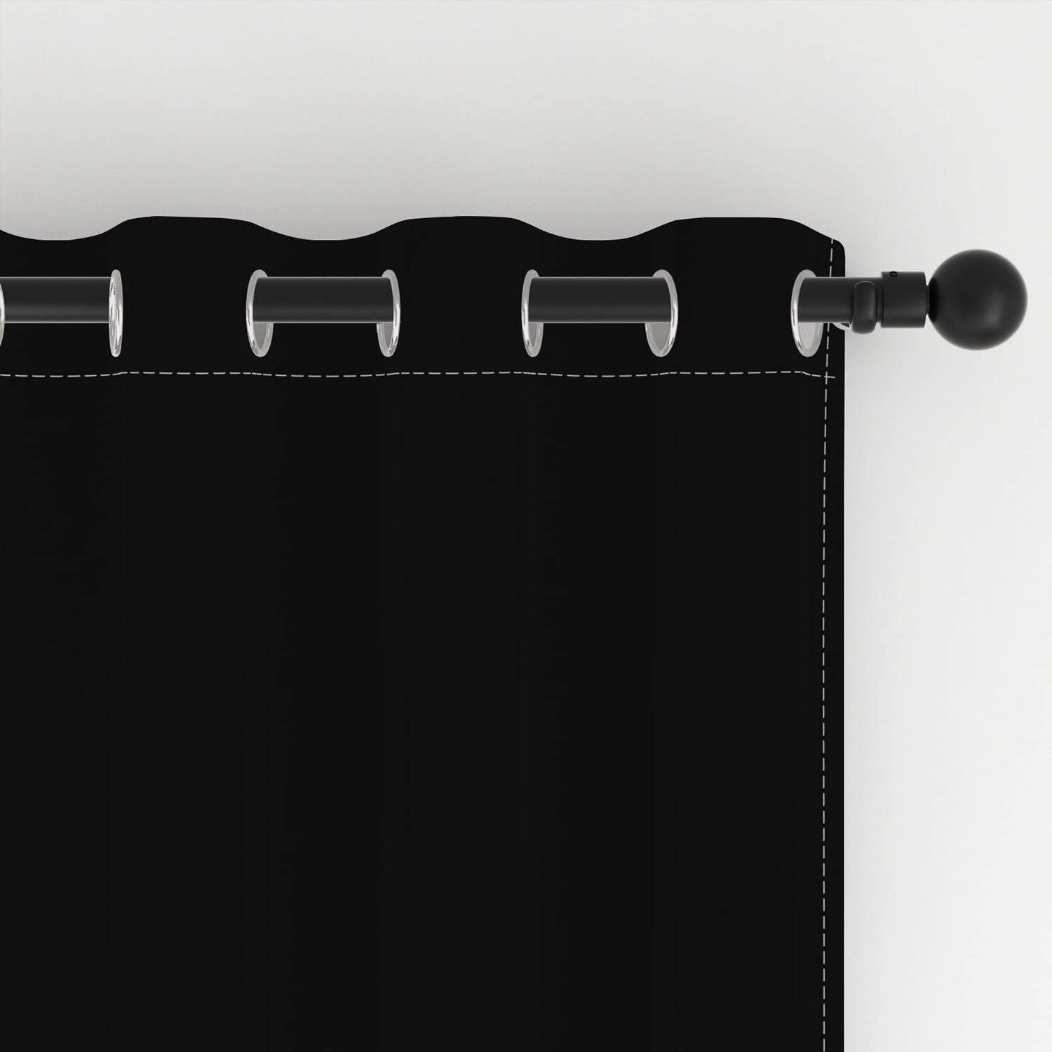 Lfeey Gold Line Wave Blackout Curtains, Bedroom Darkening Blackout Curtains, 52x96 inches, Black Gold, 2 panels