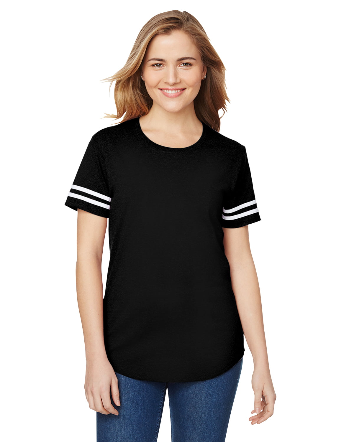 Gildan - Gildan, The Heavy Cotton™ Ladies' Victory T-Shirt - BLACK ...