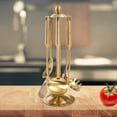 thumbnail image 6 of 7pcs/ Set Gold Cooking Utensils Healthy Kitchen Tool with Holder Stainless Steel, 6 of 9