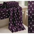 thumbnail image 6 of Soimoi Purple Cotton Voile Fabric Penguin Ocean Decor Fabric Printed Yard 56 Inch Wide, 6 of 7