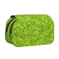 thumbnail image 1 of Easygdp Lime green glitter para Estuche de Lápices con Tapa Flip, Suministros de Oficina y Universidad para Adolescentes y Adultos, 1 of 7