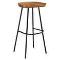 thumbnail image 3 of Concord Backless Wood Bar StoolsSet of 2 in Walnut, 3 of 10