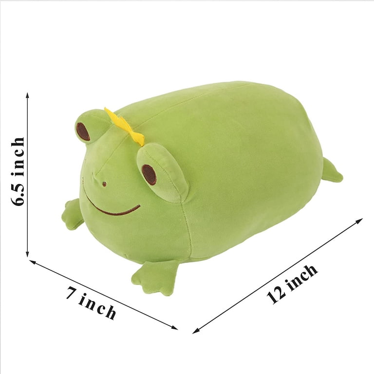 CAZOYEE Super Soft Frog Plush Stuffed Animal, Cute Frog Snuggly Hugging  Pillow, Adorable Frog Plushie Toy Gift for Kids Toddlers Children Girls  Boys Baby, Cuddly Plush Frog Decoration 