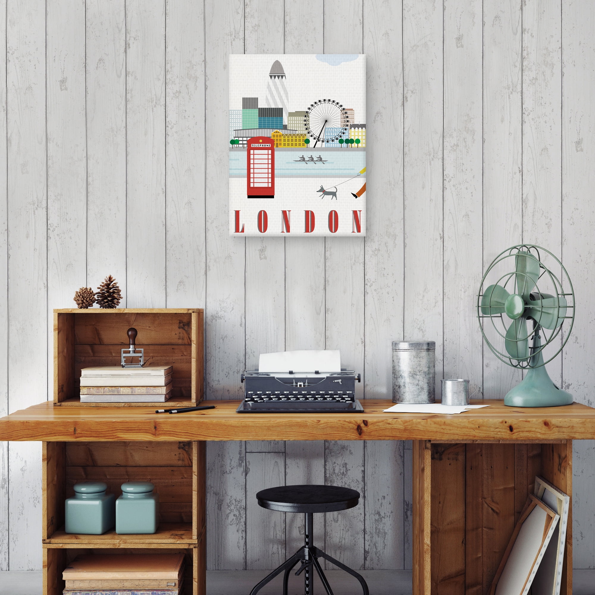London by Sophie Ledesma Canvas Art Print