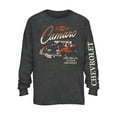 Chevrolet Men's & Big Men's Long Sleeve Graphic Tee Shirt Chevy Camaro
