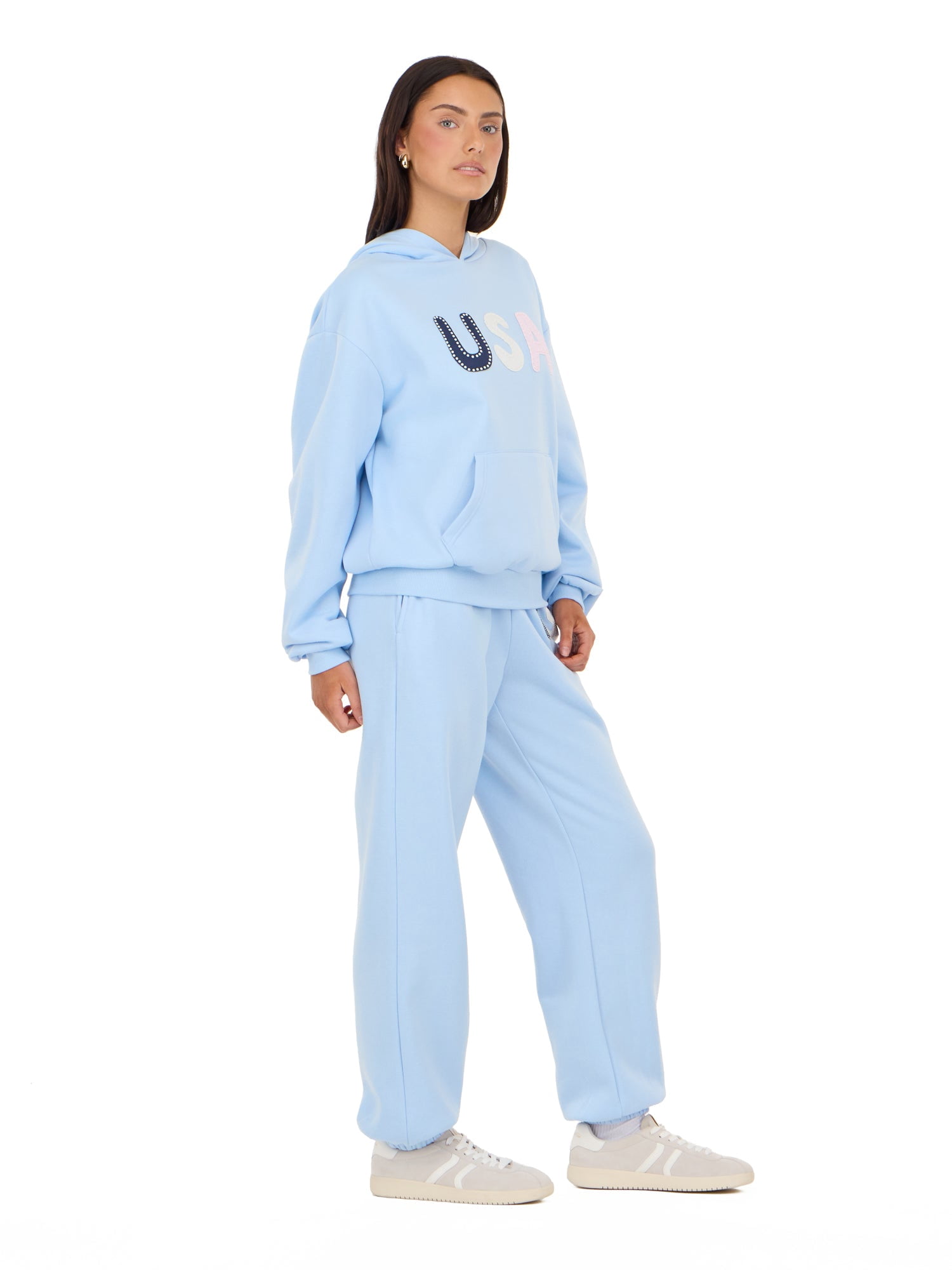 Forever 21 Women's and Women's Plus Americana Oversized Hoodie, Sizes XXS-4X