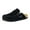 Black, variant on Cushionaire Canoe Genuine Suede Clogs for Women Footwear with Moc Toe Design – Casual Slip On Womens Shoes