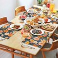thumbnail image 2 of Pioneer Flower Floral Print Pattern Summer Placemats Table Placemats Set Of 4-Linen Kitchen Washable Placemats Table Mats 12x18 Inch Non-Slip Heat Resistant, 2 of 5