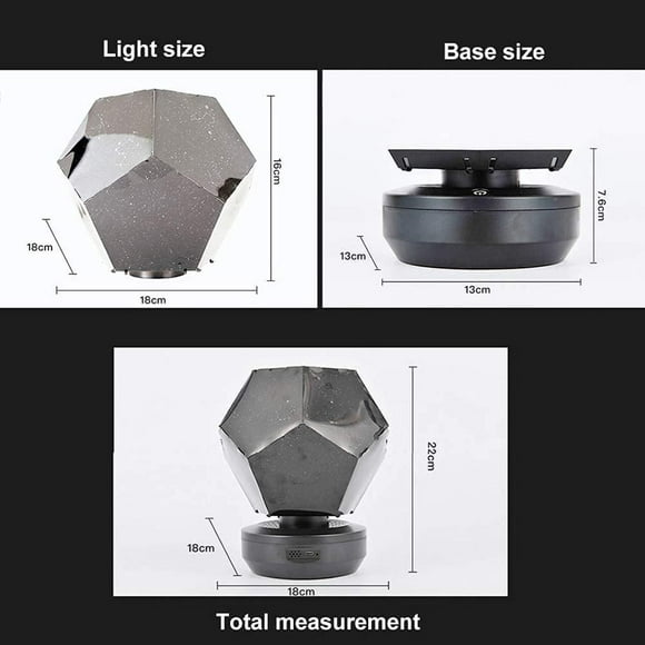 Starry Sky Projection Lamp Home Planetarium Projector Night Light 3D Lamp For Kids Bedroom