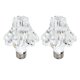 thumbnail image 1 of Bombilla LED de cristal EZLIFE forma de flor 2 piezas lámpara ámbar romántica E1A9, 1 of 7