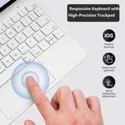 Magic Keyboard Case for iPad 10th Gen (2022, 10.9-inch) & iPad 11th Gen (A16, 2025), with Multi-Touch Trackpad,Backlit Keys,Lightweight Design White