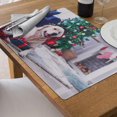 thumbnail image 3 of Christmas Plastic Placemat Dog With Gift - Set of 12, 3 of 4
