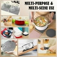 thumbnail image 3 of 6PCS Silicone Kitchen Set: Heat-Resistant Pot Holders Non-Slip Mini Oven Mitts Dish Tripods BPA-Free Easy Clean Silicone Trivet and Pot Holder Set Mini Oven Mitts Multipurpose Use Ideal for Christmas, 3 of 6