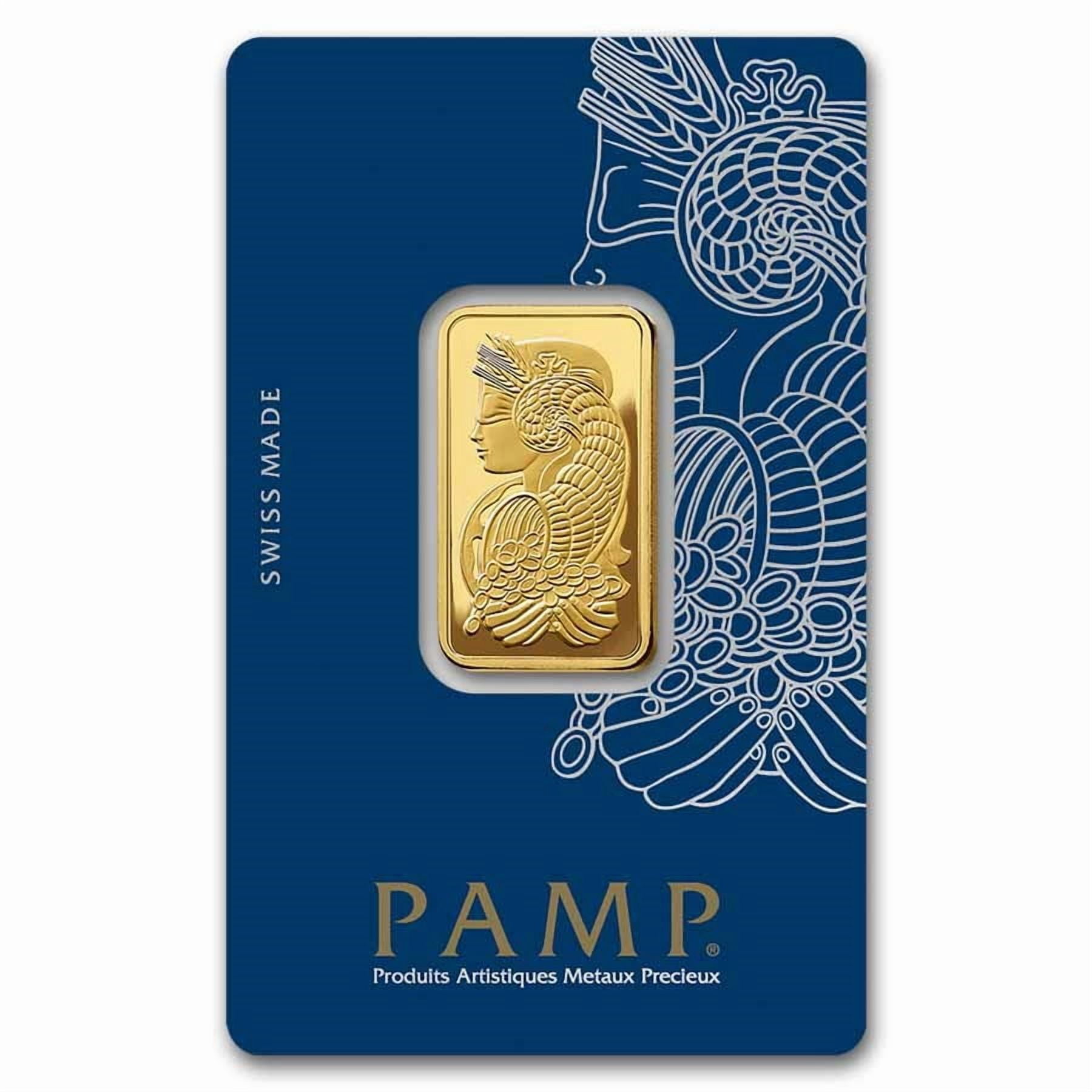 Pamp Suisse Lady Fortuna 20 Gram Gold Bar - Large Assay Card