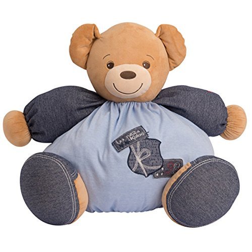 Kaloo Denim Maxi Chubby Bear Plush Toy y bolsa de PVc Kaloo 91103482077
